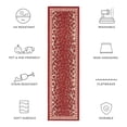 thumbnail image 6 of Safavieh Courtyard Candace Spotted Indoor/Outdoor Runner Rug, Red/Beige, 2'3" x 8', 6 of 10