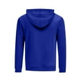 thumbnail image 4 of 2026 Happy New Year Roy Pullover Hoodie Unisex Casual Long Sleeve Printed Sweatshirt Kangaroo Pocket Drawstring Hood Blue 2XL, 4 of 4