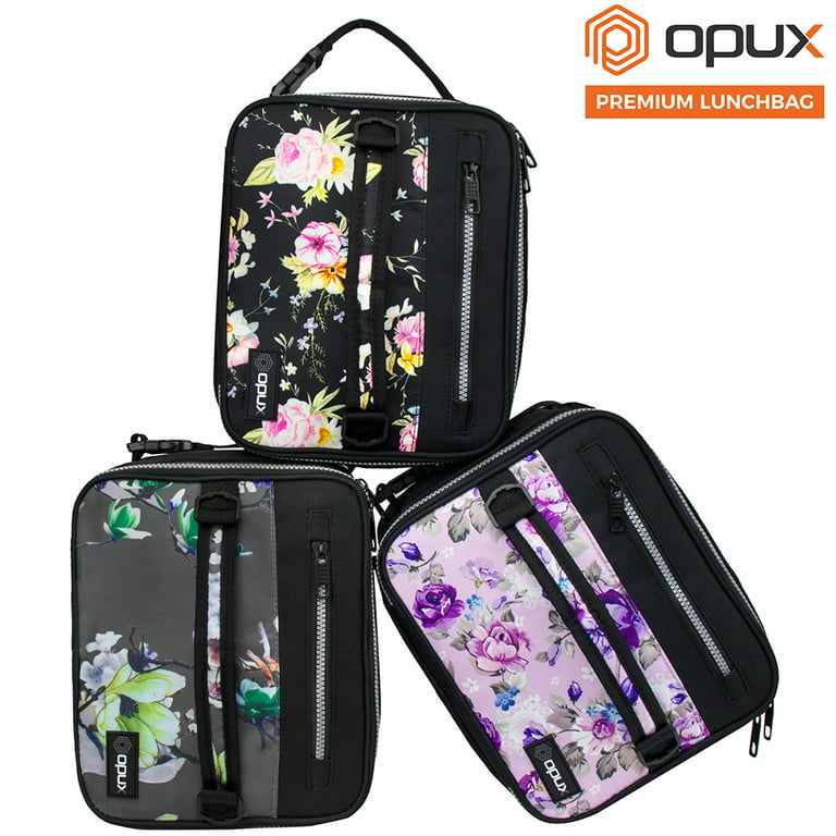 Opux Insulated Lunch Bag, Soft Lunch Box for School Kids Boys Girls, Leakproof Small Lunch Pail for Adult Men Women, Reusable Compact Lunchbox Lunch
