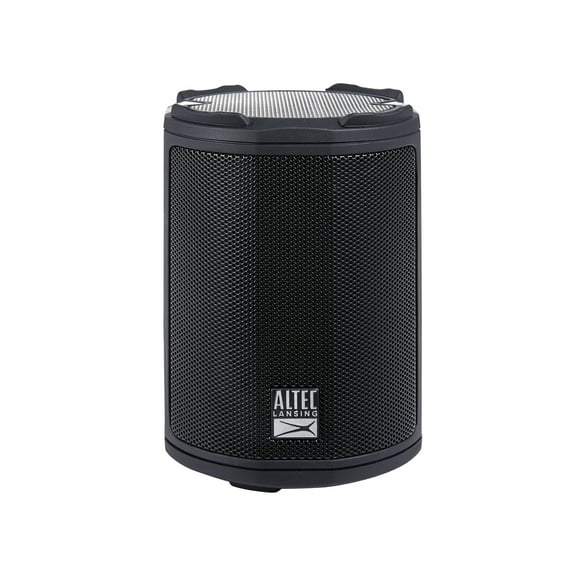 Open Box Altec Lansing HydraMotion Everything Proof Portable Wireless Speaker, Black, 12 Hours Playtime, IP67 Waterproof, LED Lighting IMW1100-BLK
