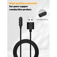 thumbnail image 7 of [2 Pack]Magnetic Charger Cable for Tikland 1.91-inch Smart watch,Compatible for Tikland Smartwatch Charging Replacement Accessory 1M/3.3ft - Black, 7 of 7