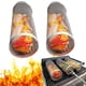 thumbnail image 2 of 1/2pcs BBQ Rolling Grill Basket, Stainless Steel Grilled Cage, Round BBQ Grill Mesh For Vegetable Fries Fish, Portable Barbecue Cooking Grill Net, Grilling Baskets For Outdoor Grilling, Outdoor Campi, 2 of 4