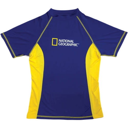 National Geographic Snorkeler Short Sleeve Rash Guard Ladies, 50+ UV Protection, Anti-Bacterial Fast Dry Moisture... by National Geographic Snorkeler