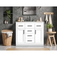 thumbnail image 2 of Elegant Kitchen and Bath Alden 42 Inch Single Bathroom Vanity In White, 2 of 10