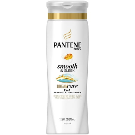 Pantene Pro-V Smooth & Sleek 2 in 1 Shampoo & Conditioner, 12.6 fl oz