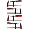 thumbnail image 1 of 4 Robustas pinzas para madera F-Clamp, abrazadera para trabajar la madera Abrazadera de acero de liberación rápida Abrazadera para madera duradera para sujetar y fijar madera 50 x 150 mm esquí esquí Gafas de esquí, 1 of 5