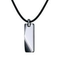 thumbnail image 1 of Not Ccratch Genuine Tungsten Metal Necklaces Pendants Men Jewelry 20inch Chain, 1 of 5