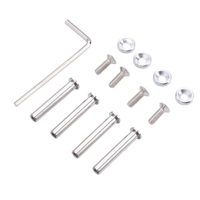 CPU Fan Screw Set, for 25/30mm Thick Computer Fans PC Case Fan Screws for CPU Coolers Anodized Aluminum Washers Kit for Gamers