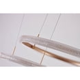 thumbnail image 3 of Bethel International LED Chandelier Gold Iron & Acrylic, 3 of 5