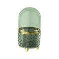 thumbnail image 3 of Rotating Makeup Brush Holder Multi Grids Container for Bathroom Dresser Comb Green with cover, 3 of 9
