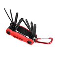 thumbnail image 4 of S SERENABLE Outils de Réparation Multifonctions pour Vélo, Kit de Réparation Pliant Compact et Léger pour Rouge, 4 of 7