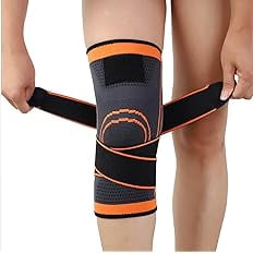 Forzero Knee Sleeve,Compression Fit Support -for Joint Pain and Arthritis Relief, Improved Circulation Compression - Wear Anywhere - Single