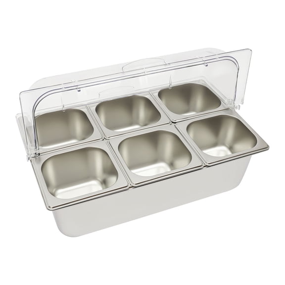 Ice Food Serving Display Tray Seafood Fruit Party Buffet Cooling Food Dishes Display Plate Case with Lid