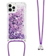 thumbnail image 3 of Funda FOXDOCK para iPhone 12 Pro con Cuerda Ajustable, Brillo Líquido, Protección Antigolpes y Lente – Ideal para Regalo, 3 of 6
