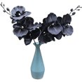 thumbnail image 1 of Ramas de flores artificiales ZHAOCHENG Phalaenopsis 15 pulgadas Paquete de 8, 1 of 5