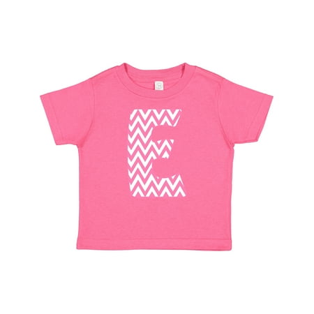 

Inktastic Cute Pink Chevron Initial E Gift Baby Girl T-Shirt