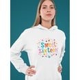 thumbnail image 2 of Sweet 6teen Hoodie Women -Image by Shutterstock, Female Large, 2 of 4
