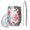 Pioneer Flower Floral, variant on 12oz Stemless Wine Tumblers Pioneer Flower Floral Print Pattern Vacuum Insulated Stainless Steel Travel Tumbler Cups Mug with Lid and Straw for Champaign,Cocktail,Beer with Cleaning Brush