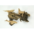 thumbnail image 2 of Contrast Carved Wood Humpback Whale Trio on Driftwood Base Wall Hanging, 2 of 3