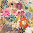 thumbnail image 2 of Sandland, Colleen 20x20 White Modern Wood Framed Museum Art Print Titled - Jumble and Blooms, 2 of 4