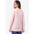 thumbnail image 2 of Woman Within Plus Size Embroidered Thermal Henley Tee, 2 of 6