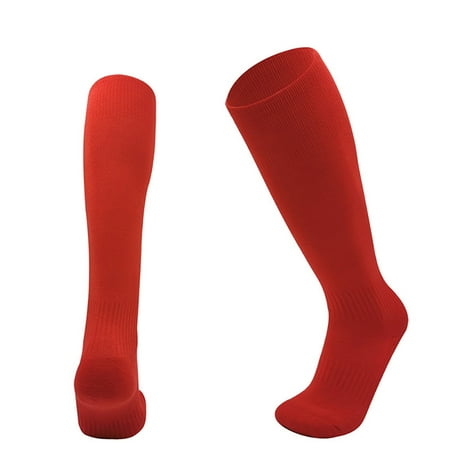 

HZEWLS Calf Socks Knee Length Leg Brace Socks Thickening Breathable (Red Children)