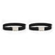 thumbnail image 1 of Sonducket Cinturón Hebilla magnética Correas de correas de cuero sintético para niños niñas negro negro 2Conjunto, 1 of 6