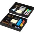 thumbnail image 1 of Simple Houseware Drawer Organizer Tray with 9 Adjustable Compartments, 2 Packs, Black, 1 of 7