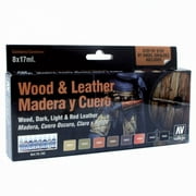 Acrylicos Vallejo  Wood & Leather Model Color Set