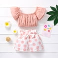 thumbnail image 2 of Mercatoo Baby Girl Clothes Outfits Cotton O Neck Tops Casual 2PC Set Toddler Girls Clothes, 2 of 8