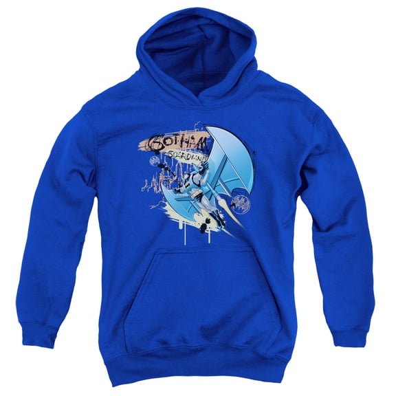 Batman - Knight Flight - Youth Hooded Sweatshirt - Medium