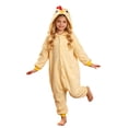 thumbnail image 3 of GiLiling Kids Chicken Animal Costume for Girls and Boys 3D Hooded Rooster Jumpsuit Costume for Halloween Dress-Up Outfit ﻿ (Yellow, 5-6 Years), 3 of 6