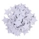 thumbnail image 1 of 100 piezas de confeti dorado con purpurina de doble cara para decorar cupcakes, bodas, cumpleaños, baby showers (estrella plateada), 1 of 6