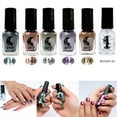 thumbnail image 4 of Penkiiy Metallic Nail Polish Mirror Nail Polish Reflective Manicure Mirror Effect Glossy Nail Lacquer Kit 17 Colors 6ML, 4 of 5