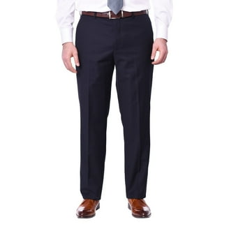 Raphael Men's Washable Flat Front Classic Fit Navy Blue Dress Pants - Walmart.com Raphael Men's Washable Flat Front Classic Fit Navy Blue Dress Pants - Walmart.com