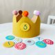 thumbnail image 4 of Corona de cumpleaños unisex Gorra de juguete de corona de doble cara Suministros de vestir de cumpleaños suaves, 4 of 7