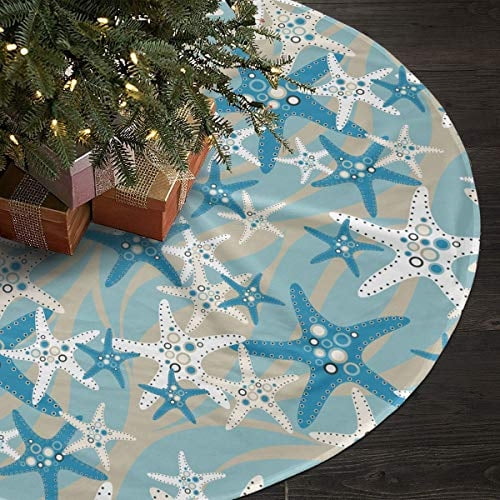 Faldón para árbol de Navidad SAPOY Starfish, 90 cm de diámetro, poliéster