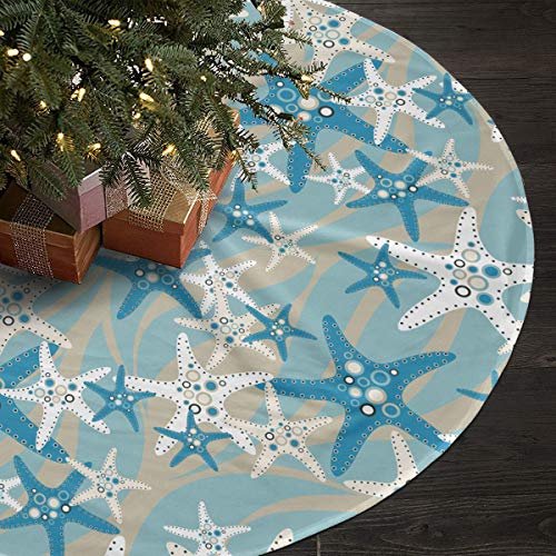 Faldón para árbol de Navidad SAPOY Starfish, 90 cm de diámetro, poliéster