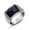 Blue San, variant on European And American Personalized Fashion Diamond Couple Ring