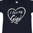 thumbnail image 4 of Inktastic I Love My Gigi in White Chalk Heart Boys or Girls Baby Bodysuit, 4 of 5