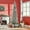 7.5ft Green, variant on Demi Bonn 7.5' Tall Unlit Snow-Flocked Slim Artificial Christmas Tree with Realistic Branches and 738 Tips for Home, Office, Green