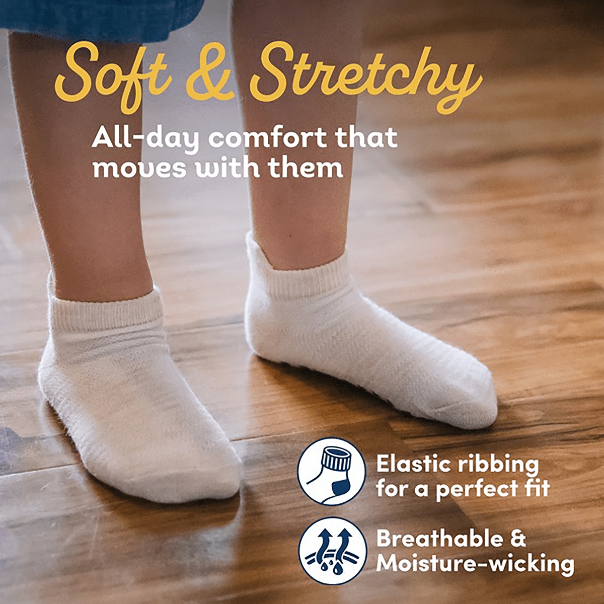 Fruit of the Loom Toddler Low-Cut Socks, 6-Pack, Size 6M-5T