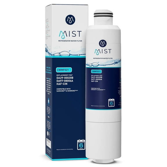 Mist DA29-00020B Refrigerator Water Filter Replacement for Samsung HAF-CIN, NSF Certified