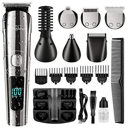 Brightup Beard Trimmer, Hair Clippers Hair Trimmer for Men, Waterproof Body  Mustache Nose Ear Facial Cutting Groomer, Cordless Electric Shaver All in 1  Grooming Kit, USB Rechargeable & | Walmart Canada