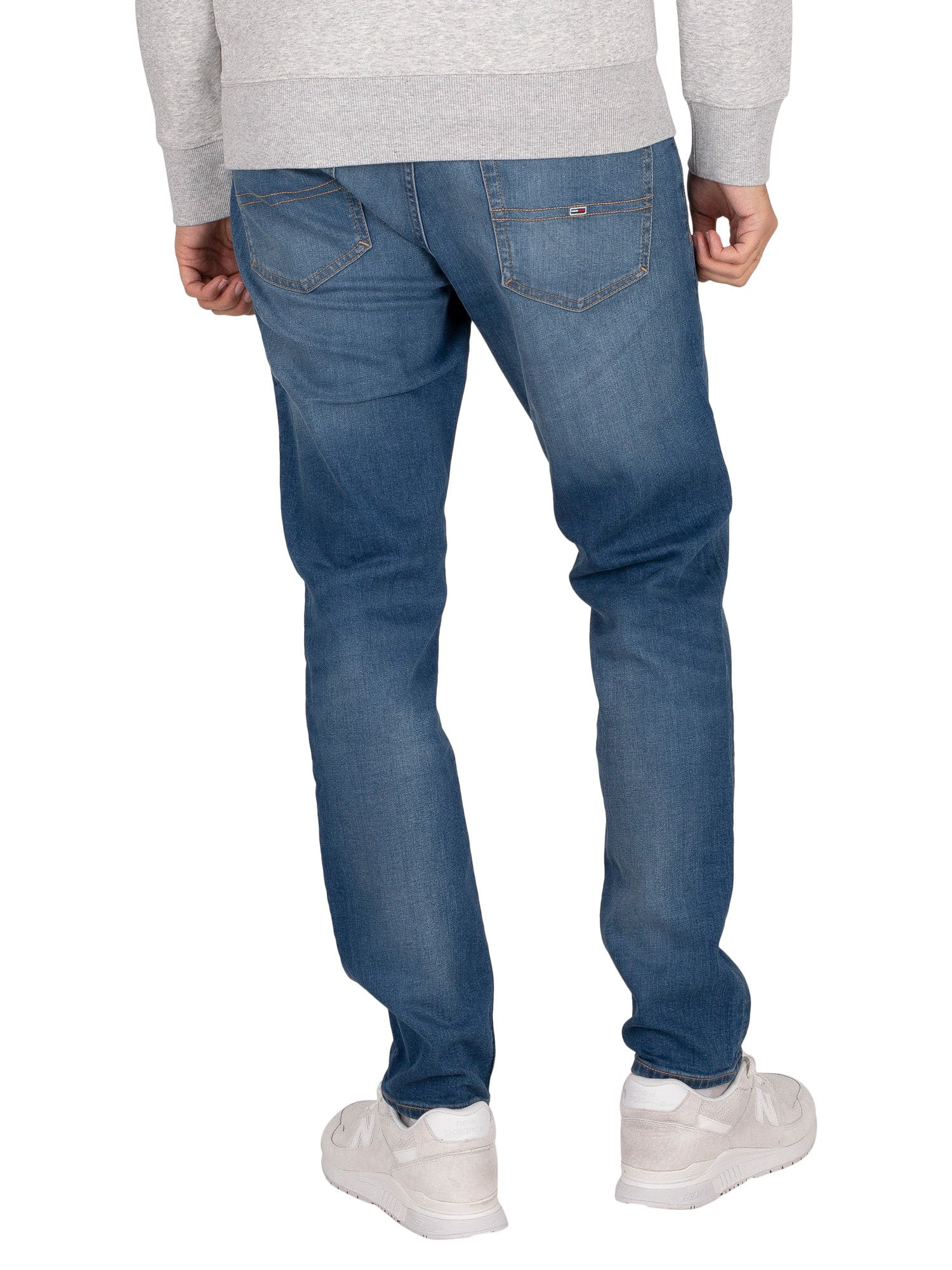 Tommy Jeans Austin Slim Tapered Jeans, Blue | Stretchjeans