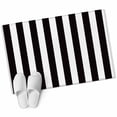 thumbnail image 2 of Rectangle Area Rug 2x3ft, Black White Stripes Non-Shedding Washable Area Rug, Classic Modern Striped Non Slip Low-Profile Rugs for Living Room, Bedroom Dining Room, 2 of 9