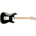 thumbnail image 2 of Squier Sonic Stratocaster Electric Guitar Black, Maple Fingerboard, White Pickguard, Left-Handed, 2 of 4