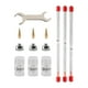 thumbnail image 3 of 11x Kits de boquillas de aerógrafo Accesorios de rociador de aerógrafo Profesional para piezas de repuesto, 3 of 9