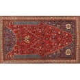 thumbnail image 1 of Ahgly Company Indoor Rectangle Traditional Dark Almond Brown Persian Area Rugs, 2' x 3', 1 of 6