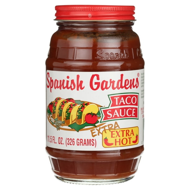 Spanish Gardens Extra Hot Taco Sauce, 11.5 fl oz
